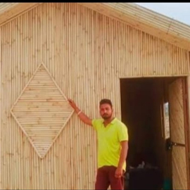 Bamboo huts